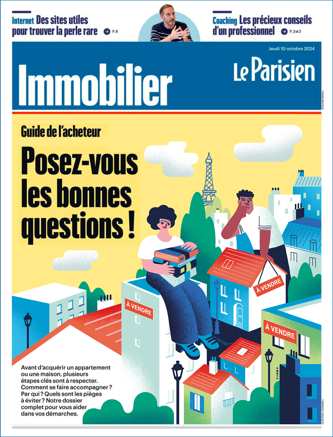 Le Parisien Immobilier - Clod illustrateur